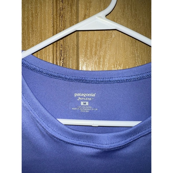 Patagonia apilene long sleeve purple shirt. MEDIUM - Picture 3 of 4